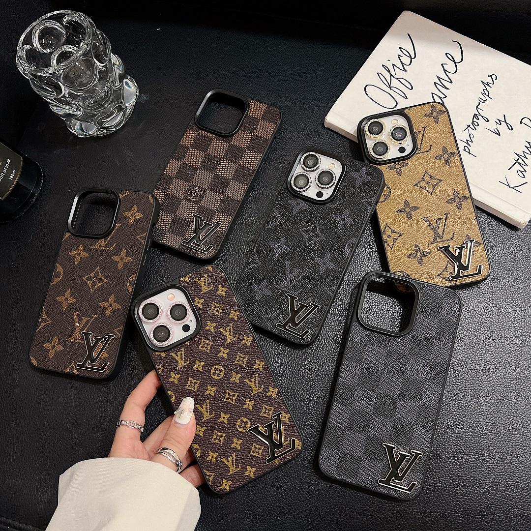 Leather Embossed Enamel Logo Case