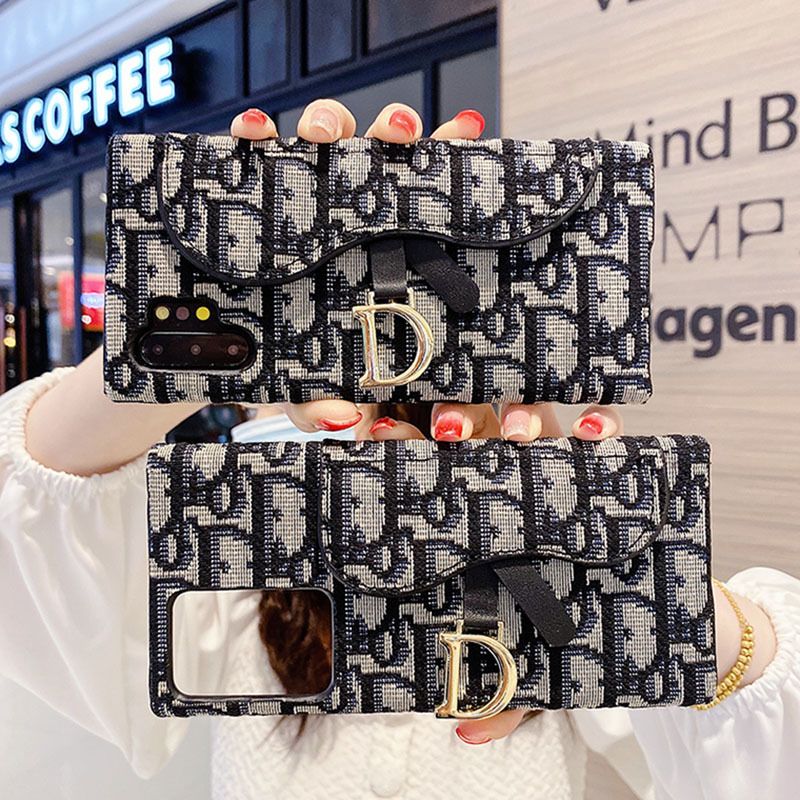 Fashion Embossed Card Holder Samsung Case