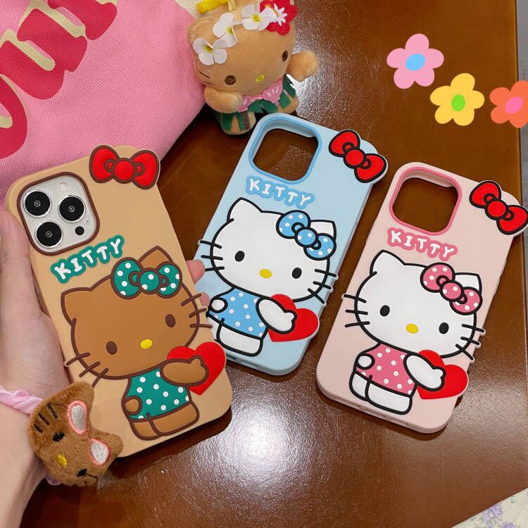 3 Color Cute 3D card case