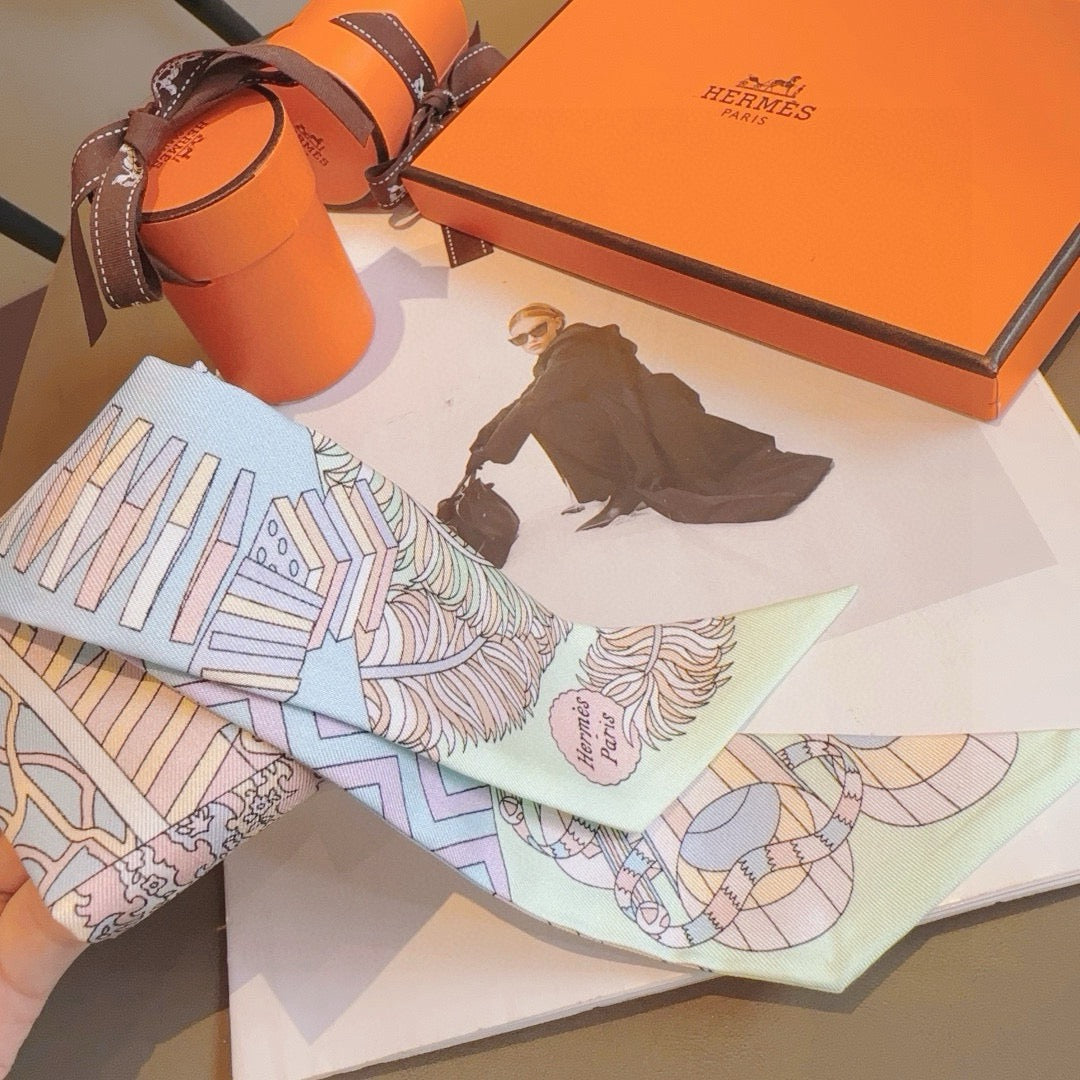 New diagonal silk ribbon