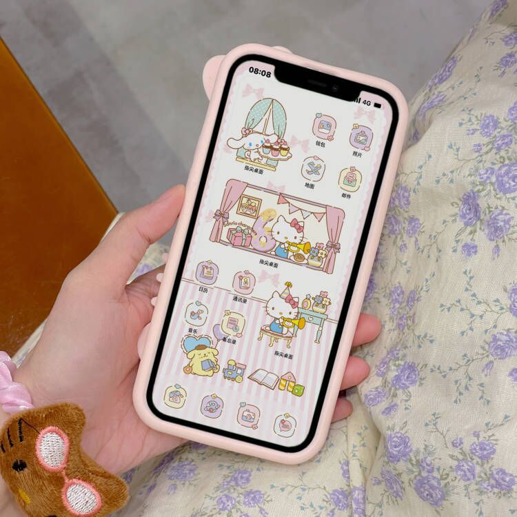 3 Color Cute 3D card case
