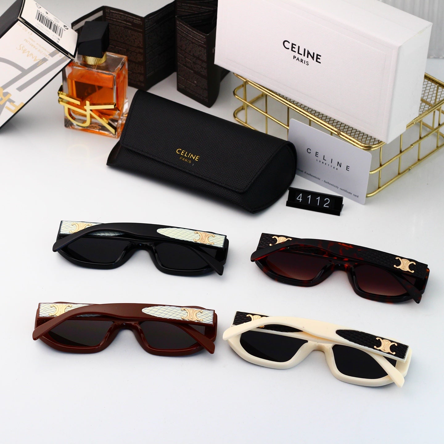 4 colors of trendy sunglasses 6602