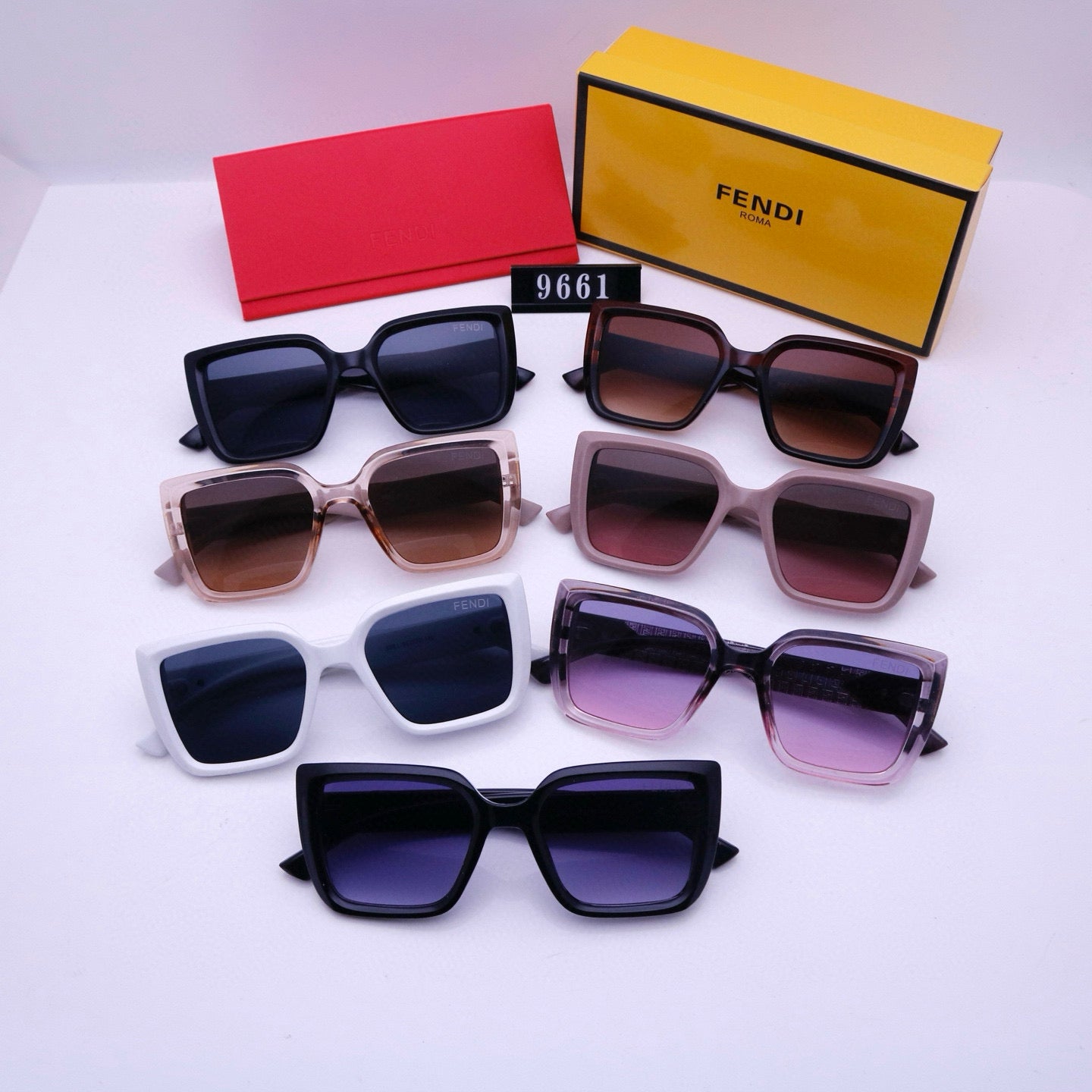 6 colors of fashionable and popular sunglasses 9661
