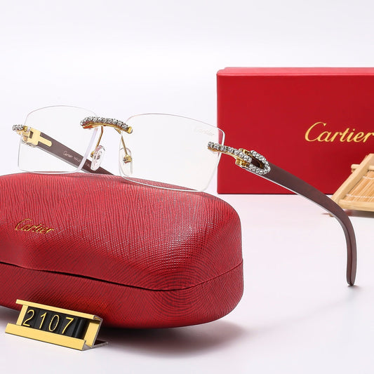 6 colors new style sunglasses for men and women 2107