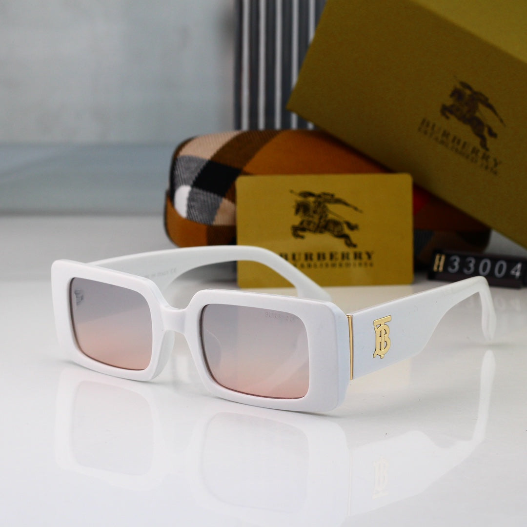 Retro Plaid Square Sunglasses 33004