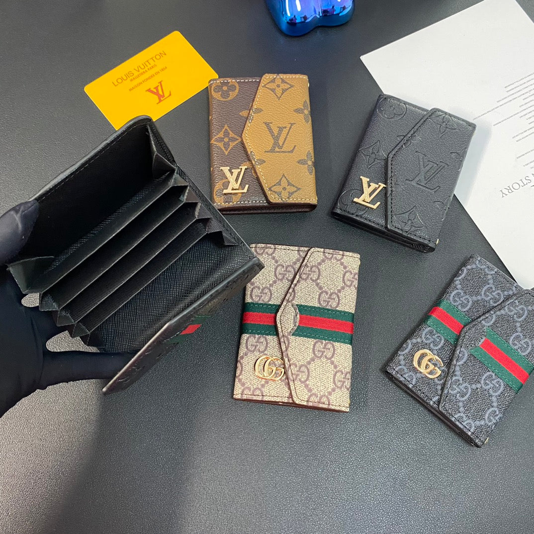 Luxury leather card holder