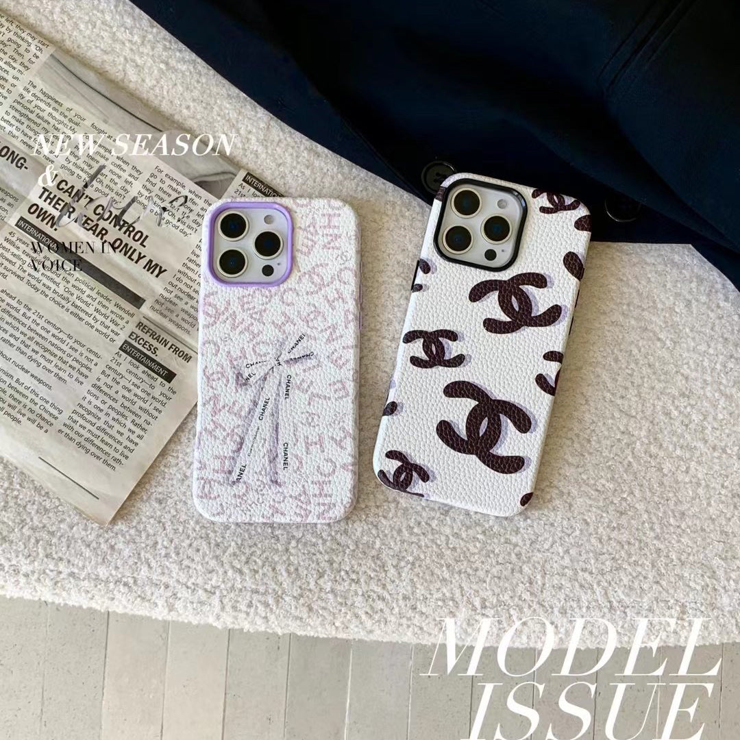 Fashionable Bow Leather Case