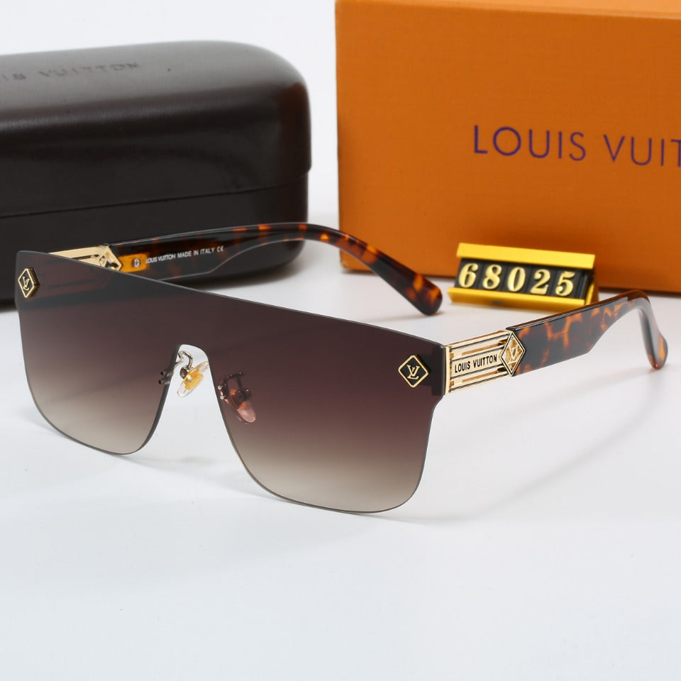 Fashion New Retro Watermark Sunglasses 68025