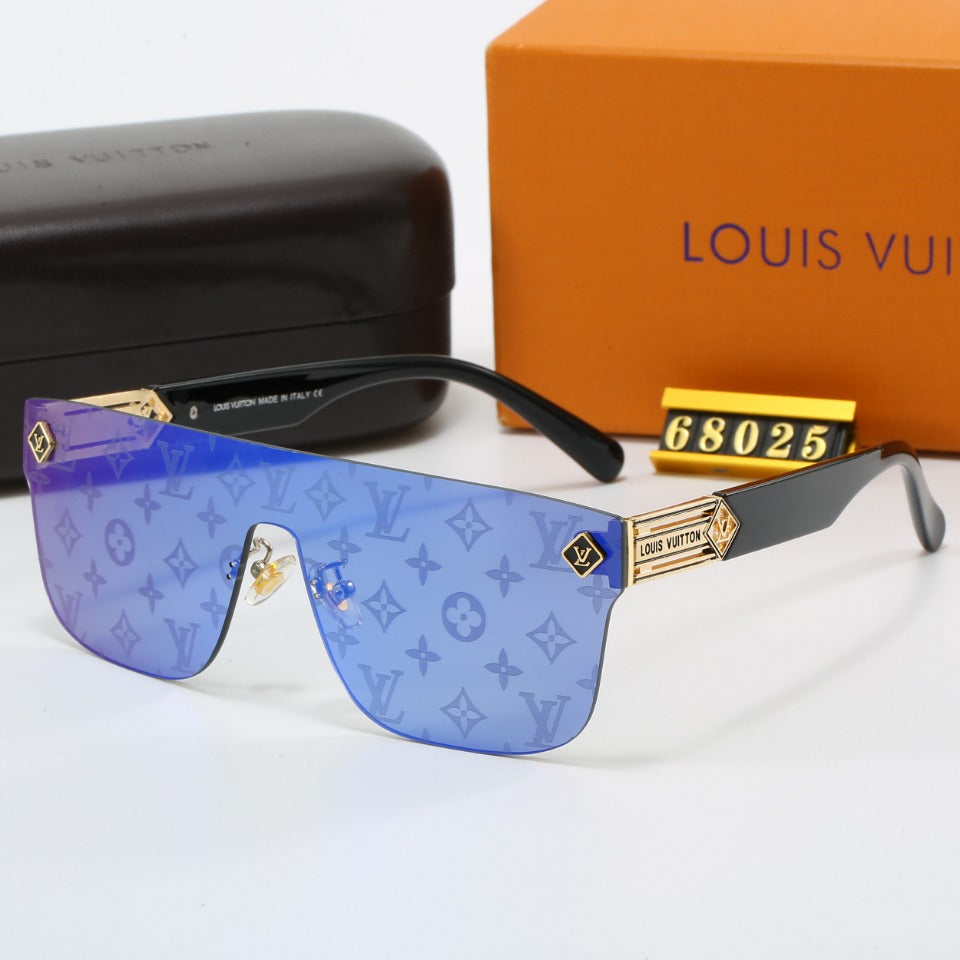 Fashion New Retro Watermark Sunglasses 68025