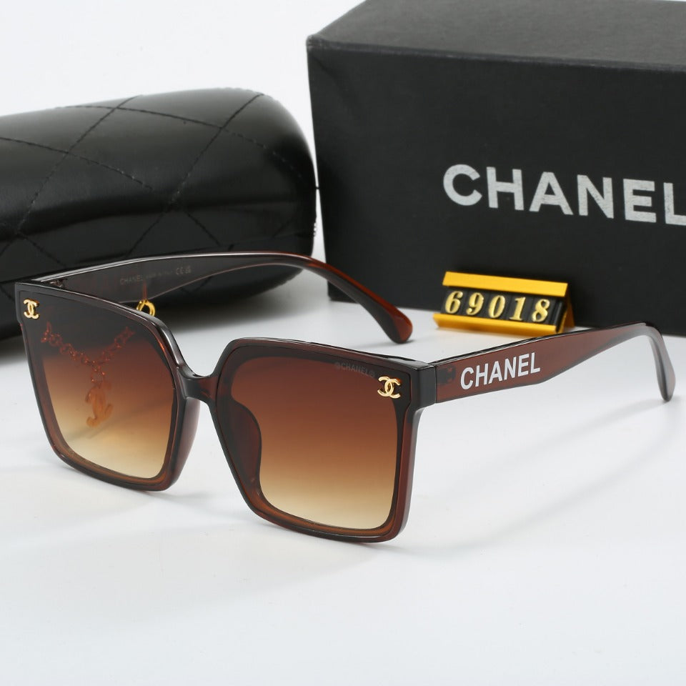 Fashion Metal Pendant Sunglasses 69018