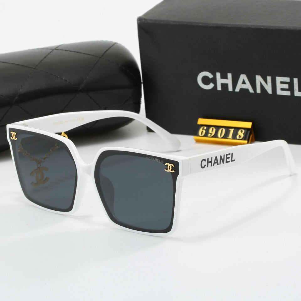 Fashion Metal Pendant Sunglasses 69018