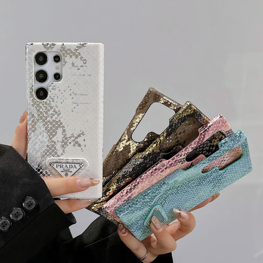 Laser Snake Pattern Triangle Logo Samsung Galaxy Case