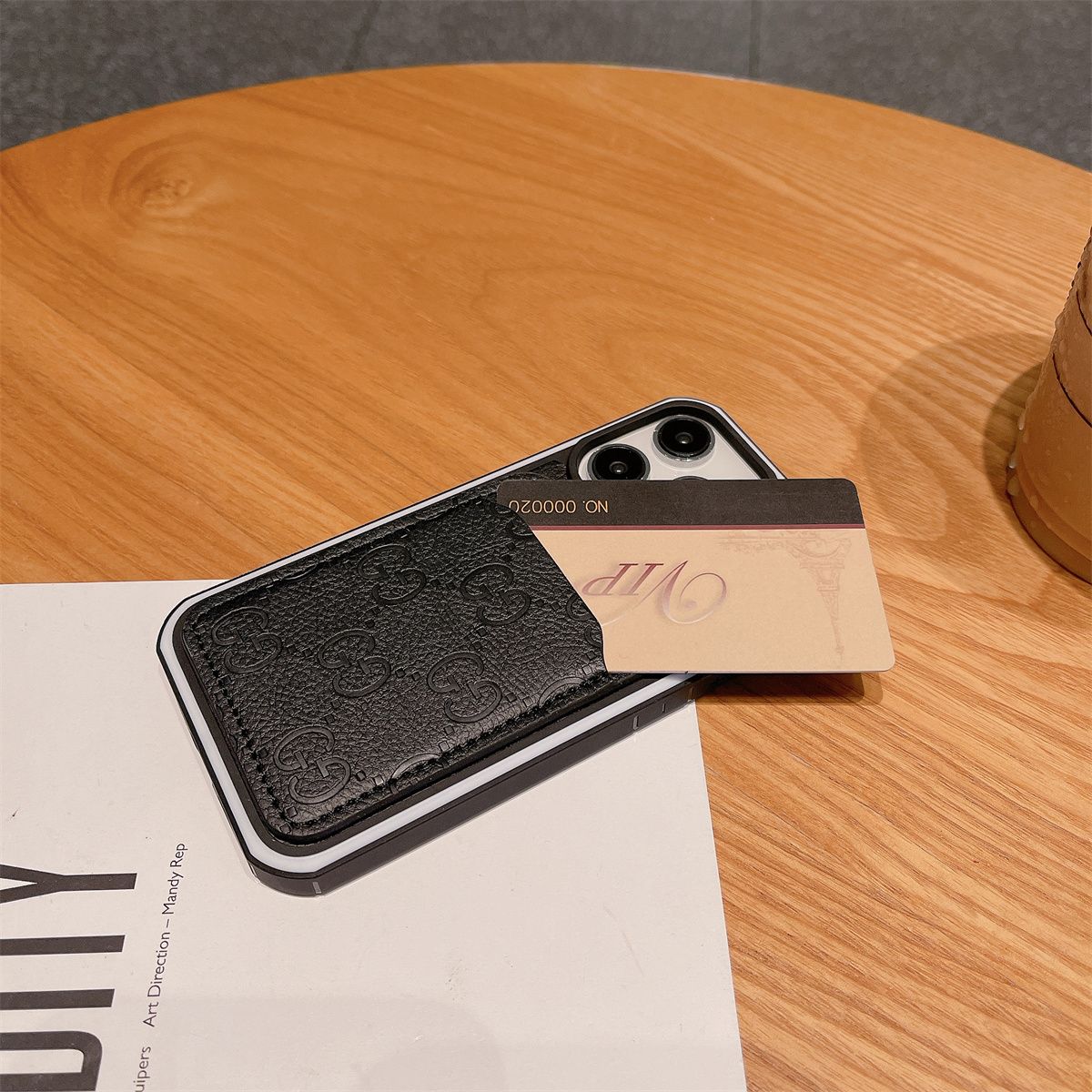 Leather Card Holder Case