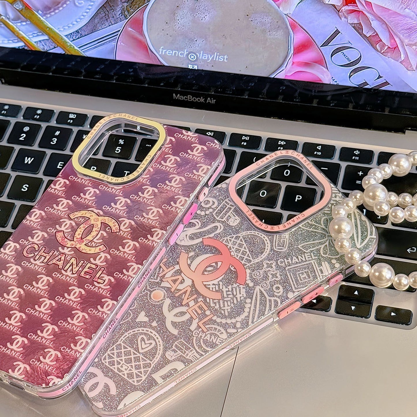 Trendy Glitter Embossed Case