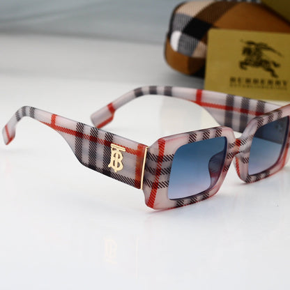 Retro Plaid Square Sunglasses 33004