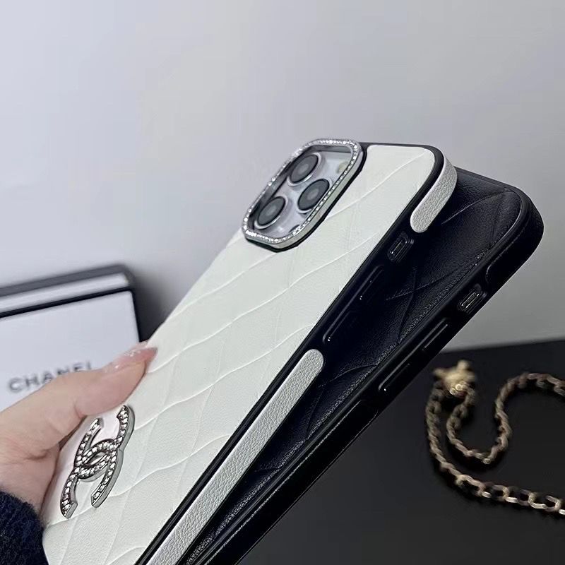 3D Leather Diamond Logo Case