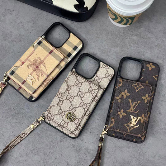 Magnetic Card Holder Leather Case