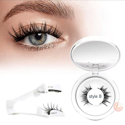 Magnetic Eyelashes with Applicator,2025 New Reusable Magnetic Eyelashes Natural Look No Glue or Liner Needed,Upgraded Soft Lashes for Daily Use(Camellia+Simple)