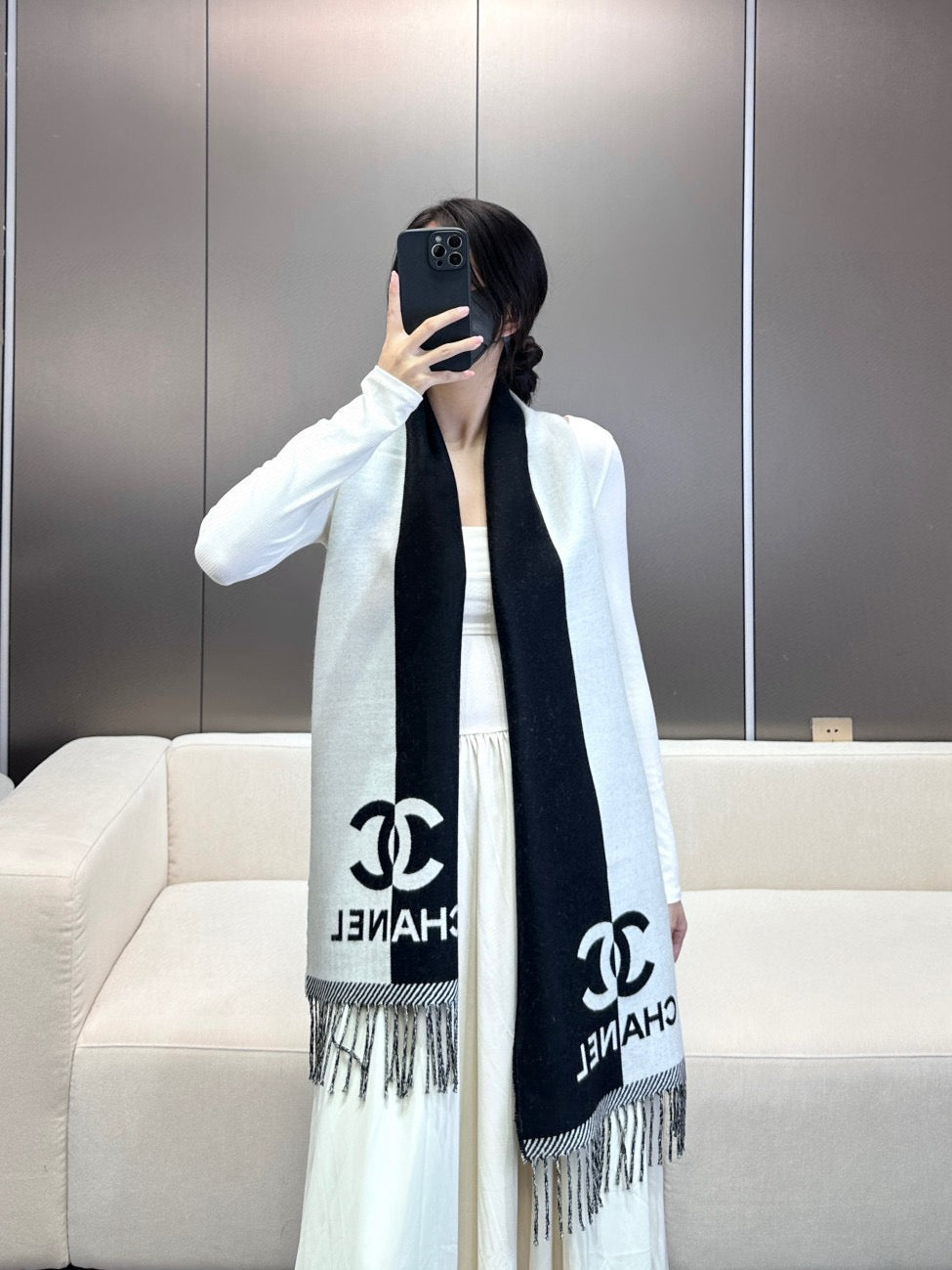 2025 New Double sided Different Color Jacquard