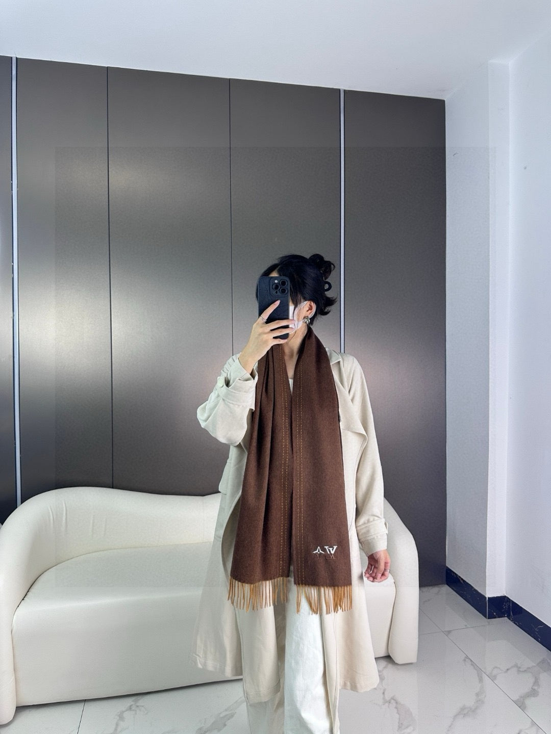 Self kept men's and women's scarves~Fabric, soft, delicate and comfortable