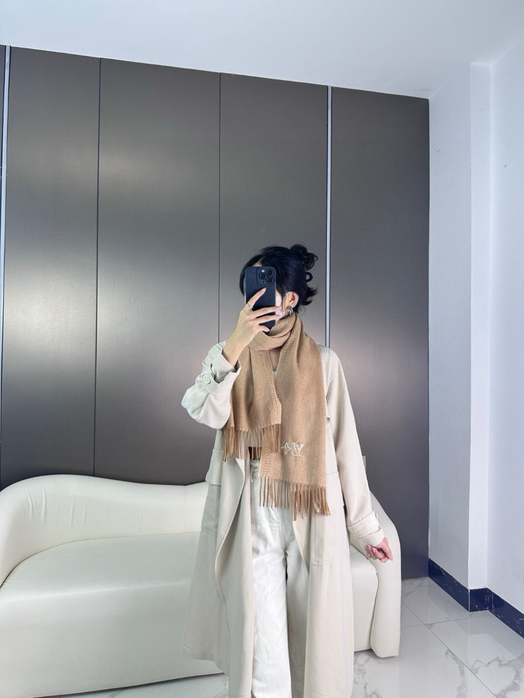 Self kept men's and women's scarves~Fabric, soft, delicate and comfortable