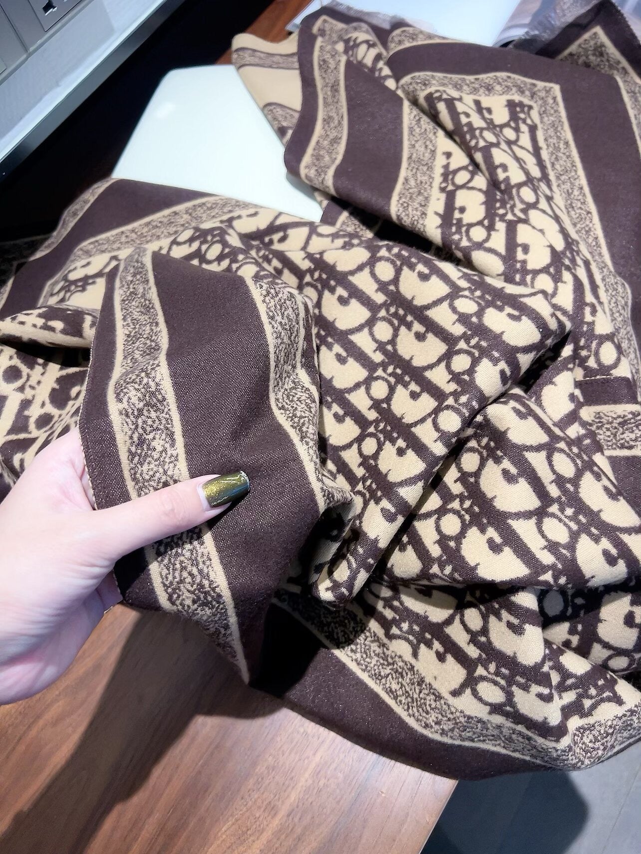 Big square scarf, scarf, shawl, blanket, three uses