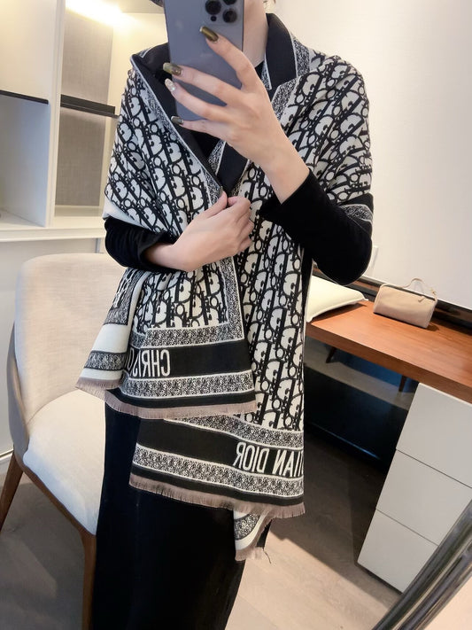 Big square scarf, scarf, shawl, blanket, three uses