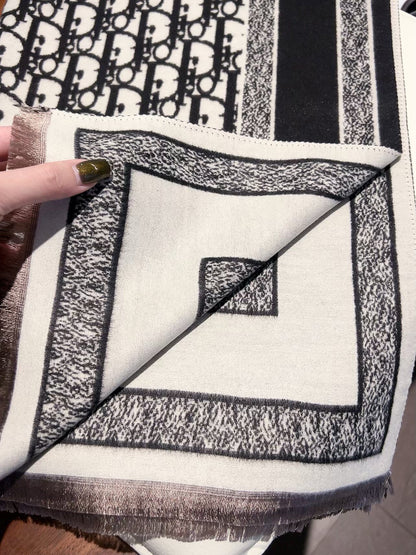 Big square scarf, scarf, shawl, blanket, three uses
