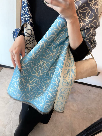 The scarf is very soft, delicate, and comfortable, with mild water ripples!