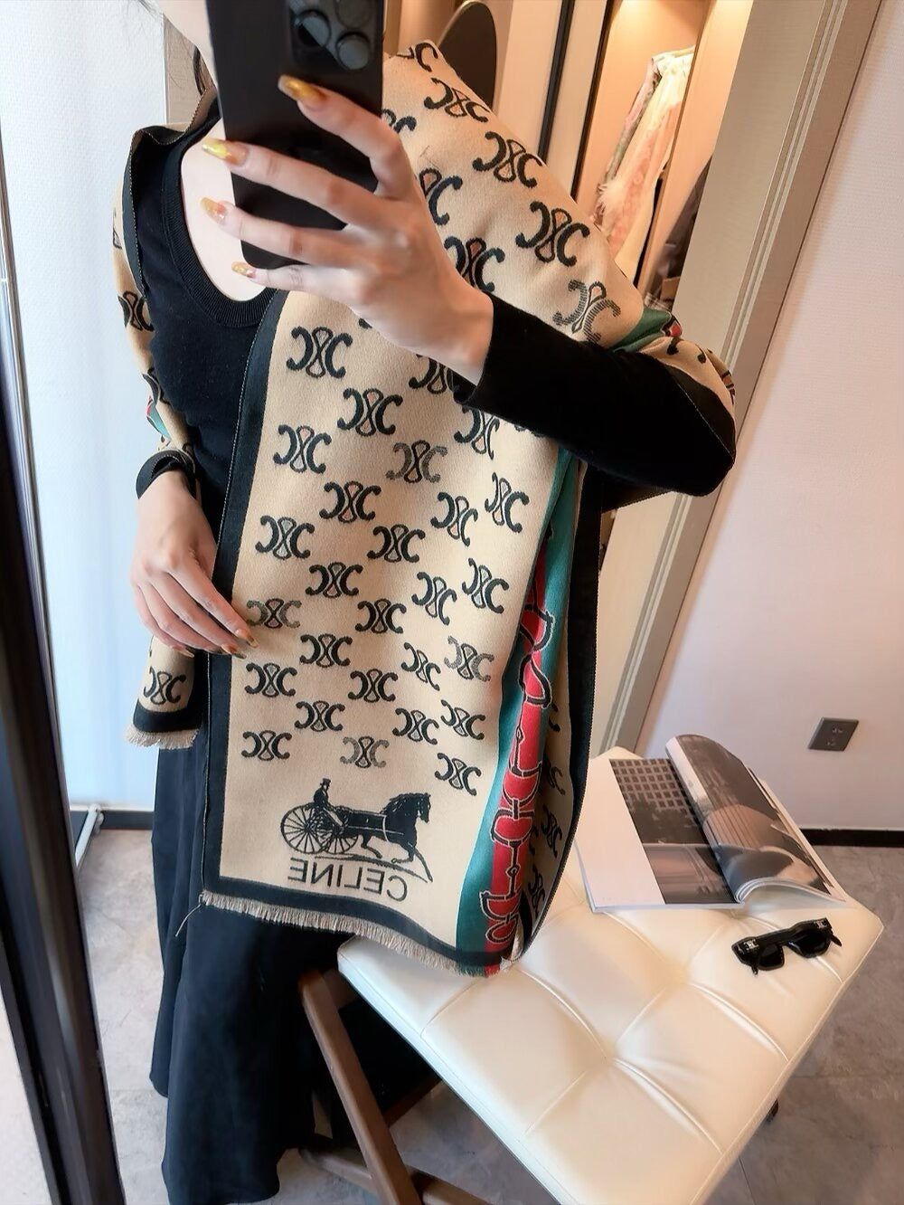 2025 New Scarf Anti Air Conditioning and Fashionable