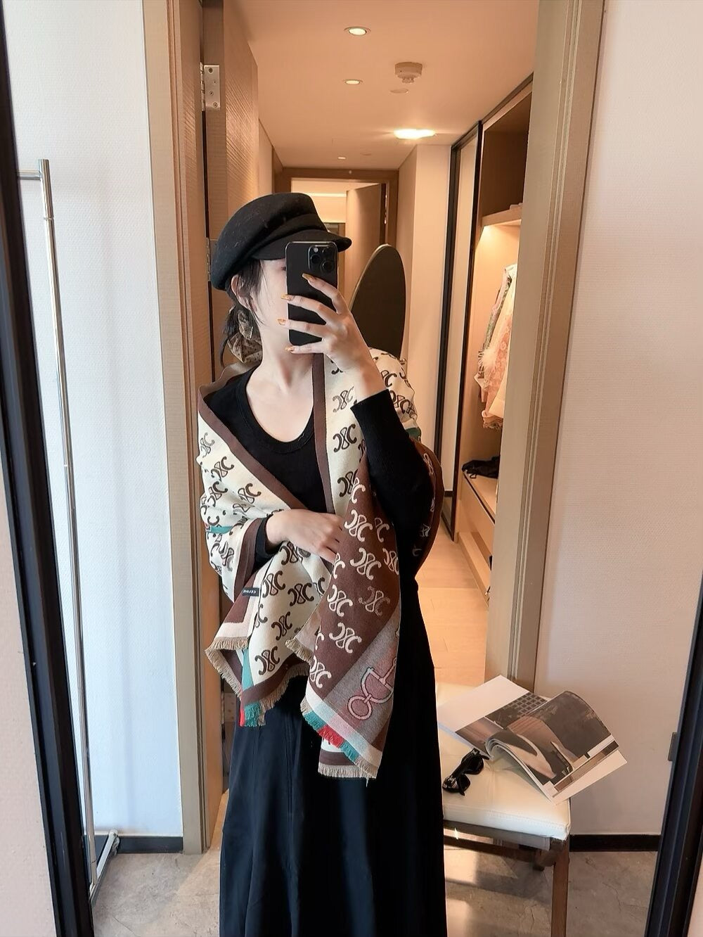 2025 New Scarf Anti Air Conditioning and Fashionable