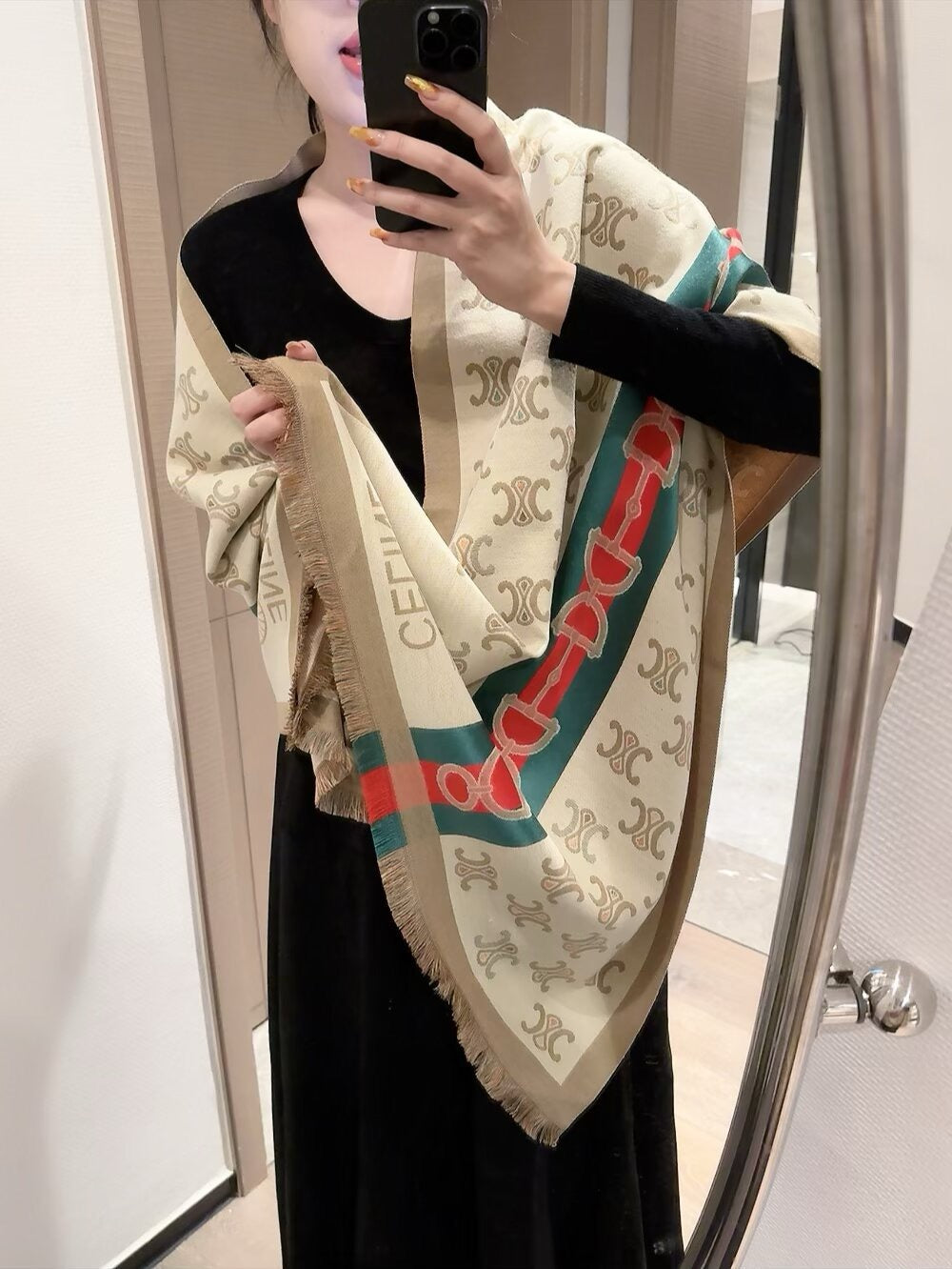 2025 New Scarf Anti Air Conditioning and Fashionable