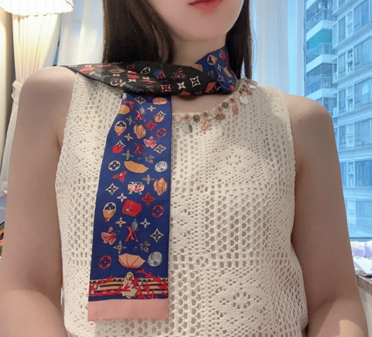 Scarf headband with new features