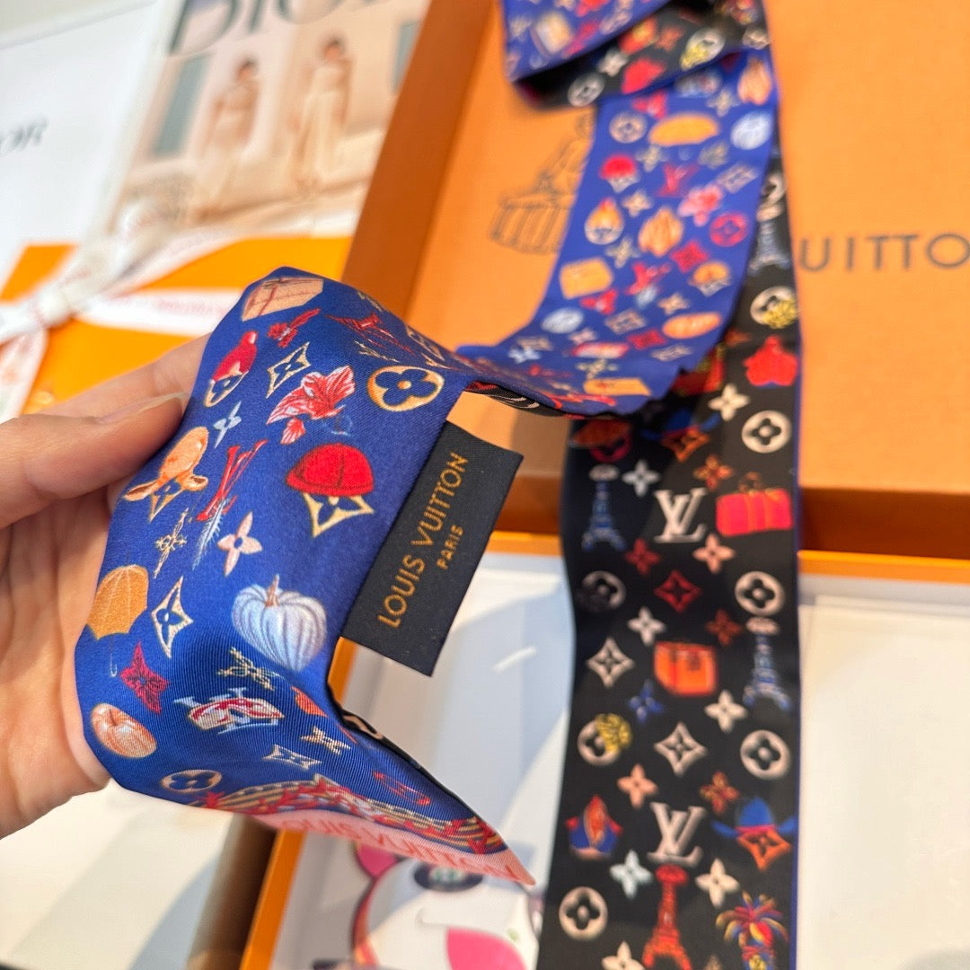 Scarf headband with new features