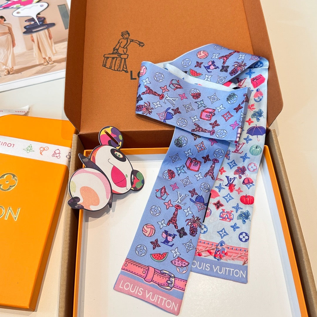 Scarf headband with new features