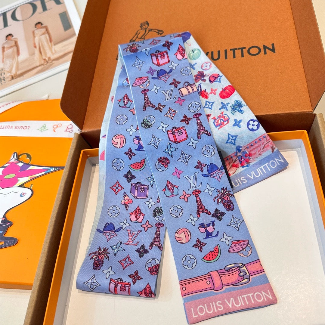 Scarf headband with new features