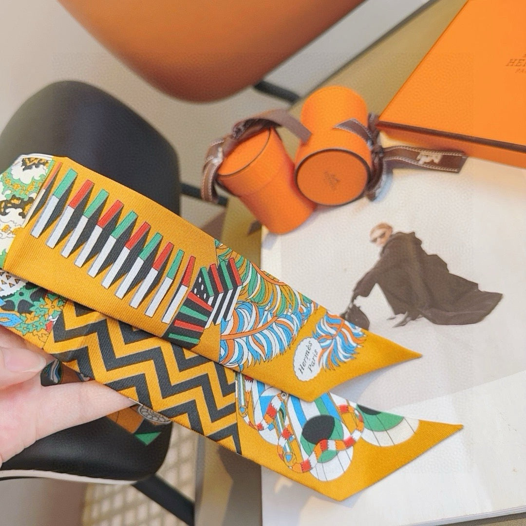 New diagonal silk ribbon