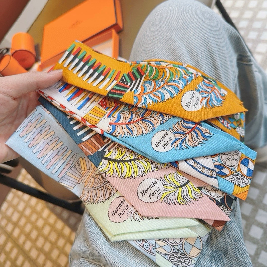 New diagonal silk ribbon