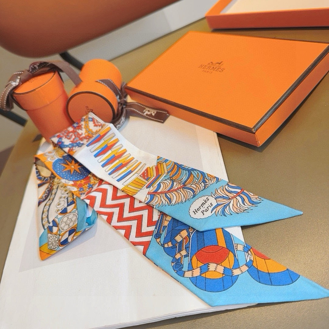 New diagonal silk ribbon