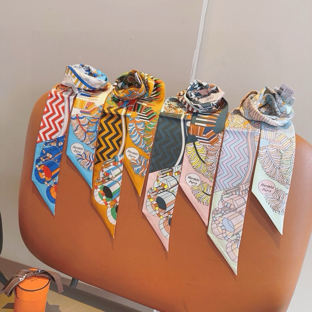 New diagonal silk ribbon