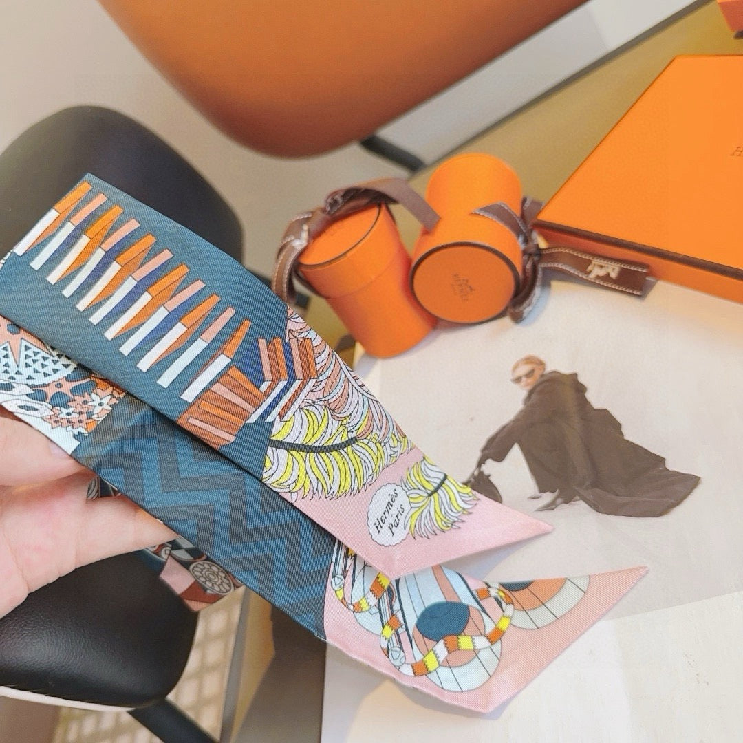 New diagonal silk ribbon