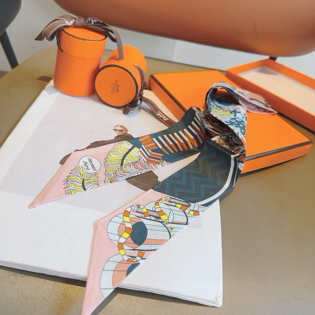 New diagonal silk ribbon