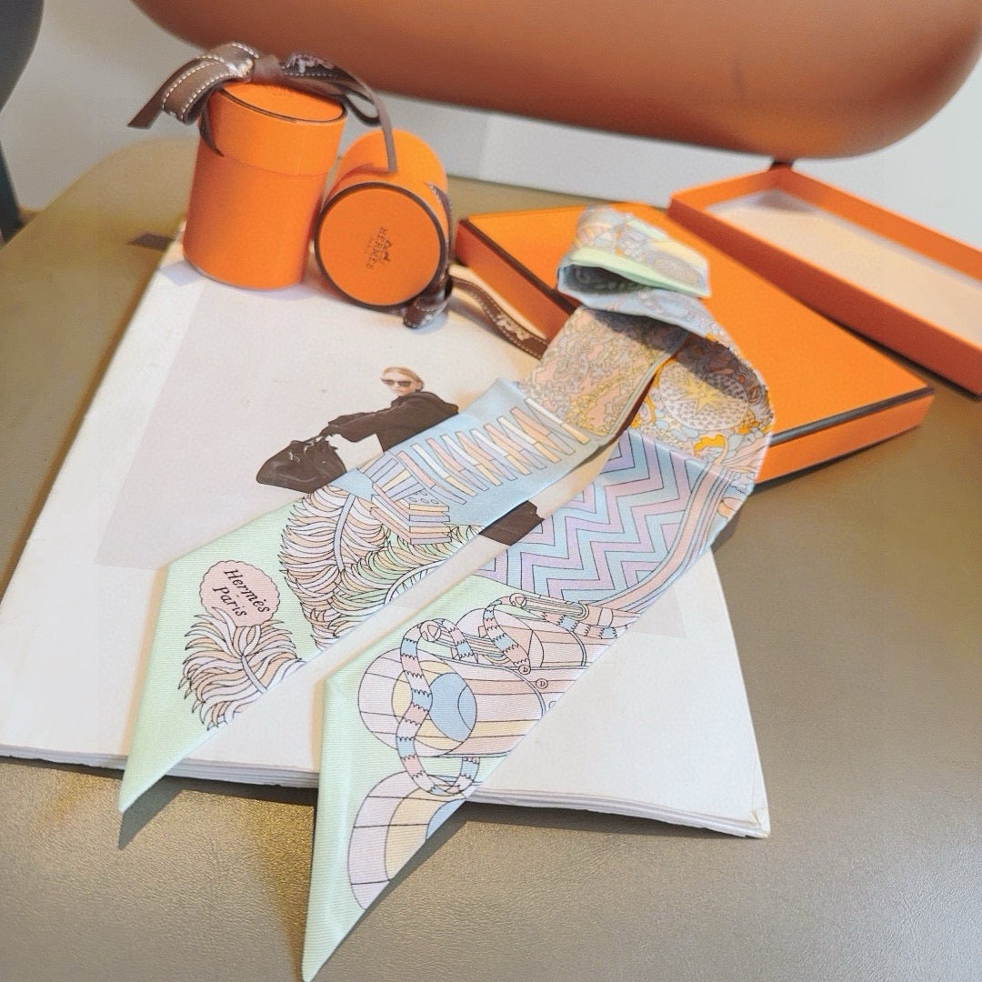 New diagonal silk ribbon