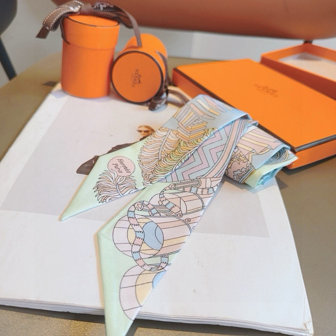 New diagonal silk ribbon