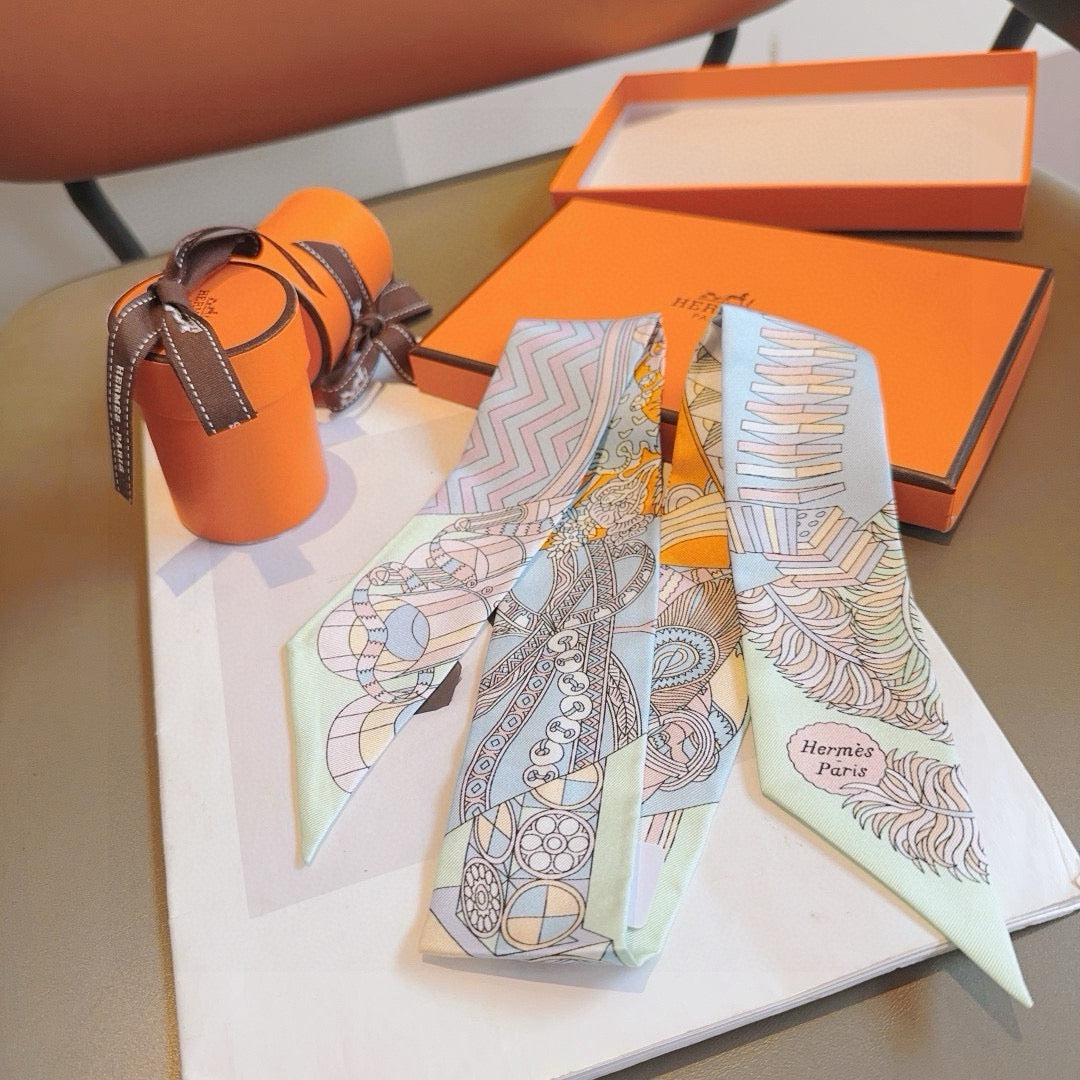 New diagonal silk ribbon