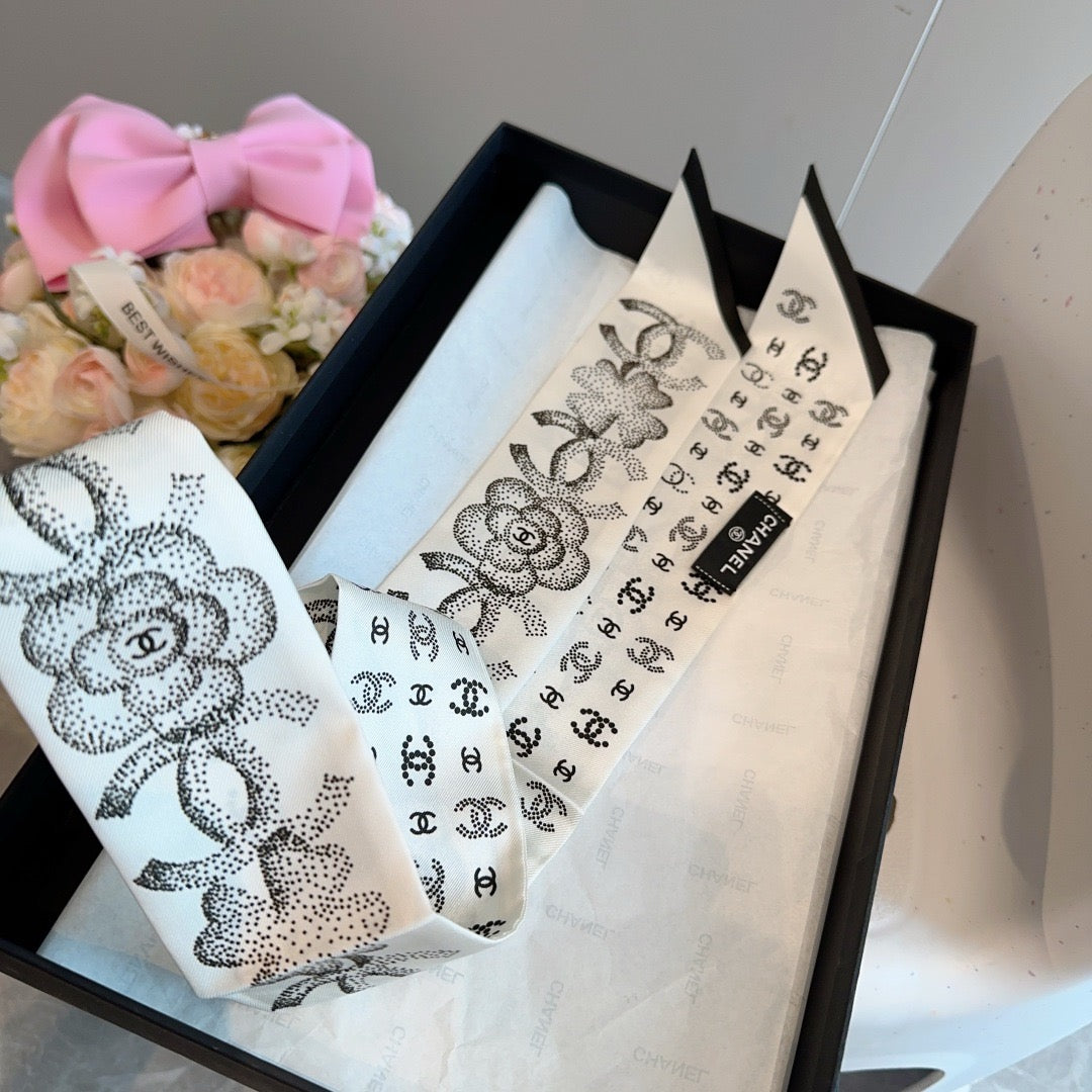 Super beautiful silk scarf with diagonal silk and super strong luster