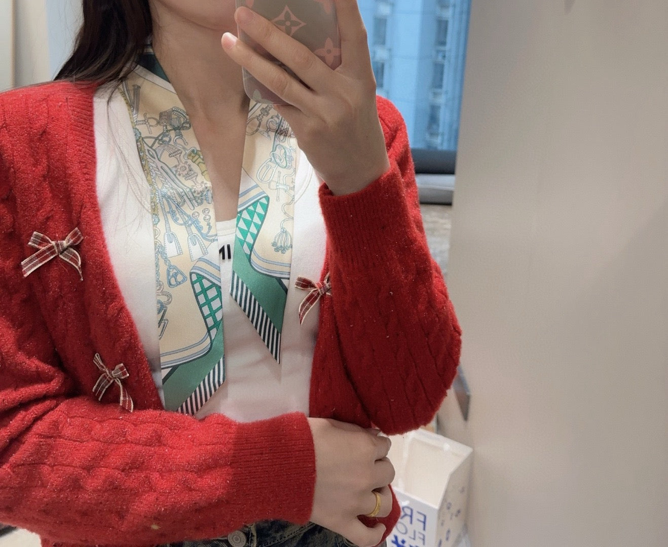 Saddle bouquet silk ribbon