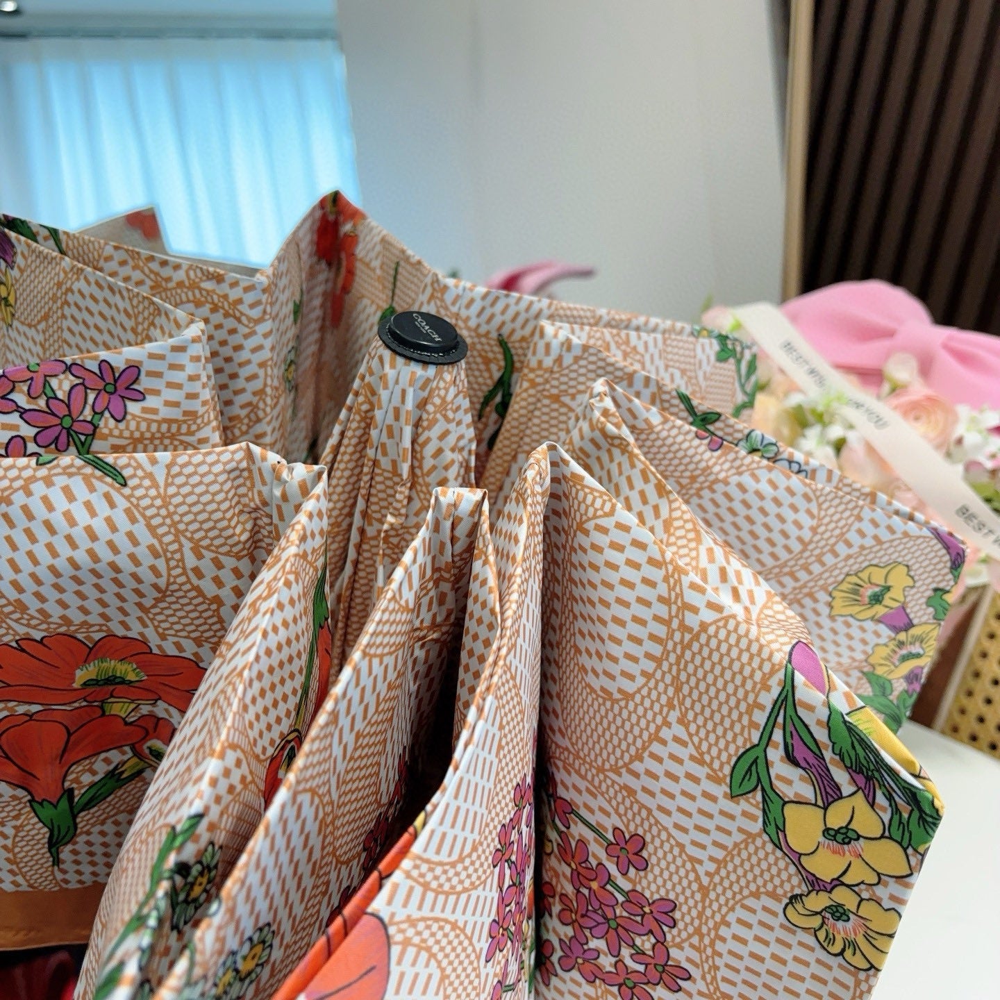 Summer new fully automatic folding umbrella for sunny weather