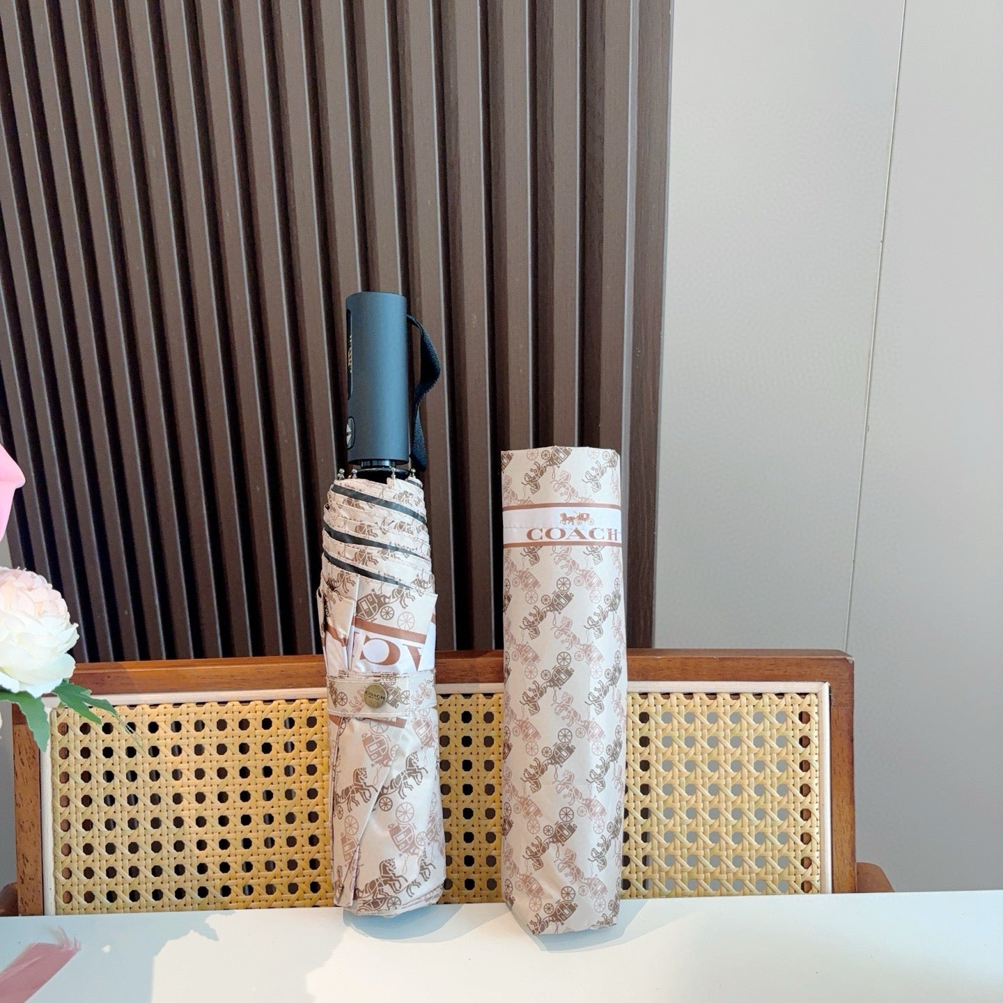 Summer new fully automatic folding umbrella for sunny weather