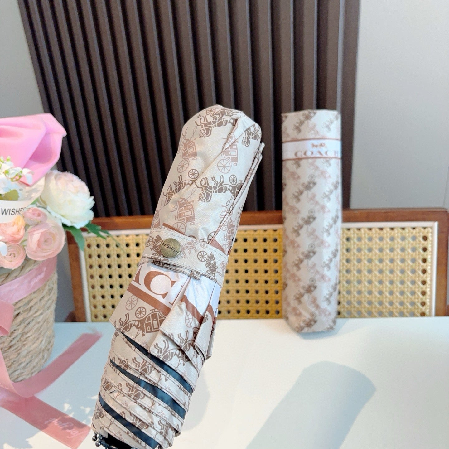 Summer new fully automatic folding umbrella for sunny weather